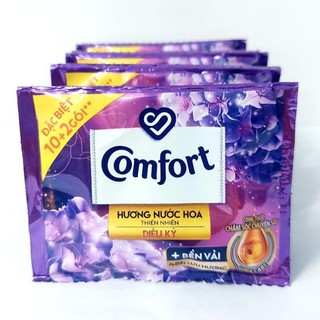 Dây nước xả Comfort hương nước hoa Diệu kỳ 10 gói ×20ml