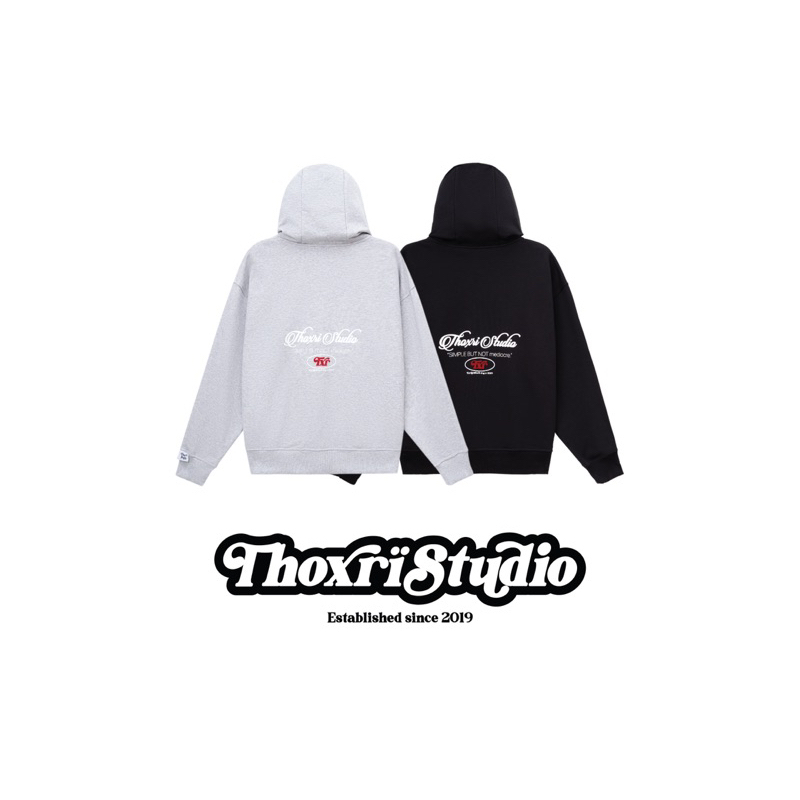 Áo khoác Hoodie Zip vải chân cua THOXRI