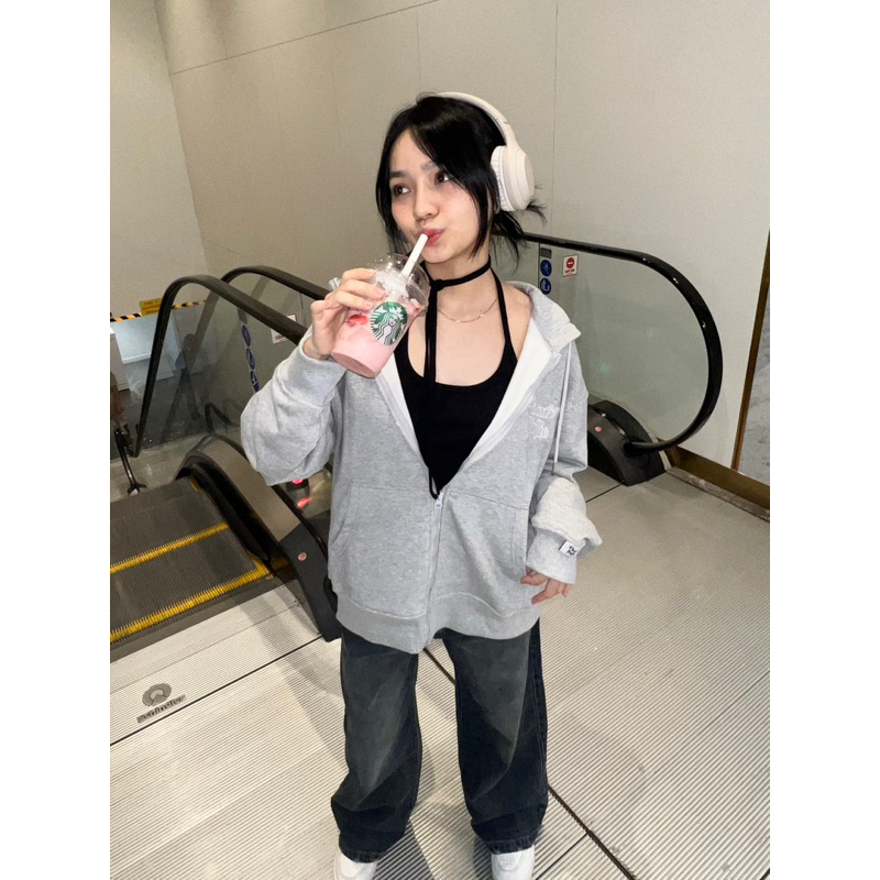 Áo khoác Hoodie Zip vải chân cua THOXRI