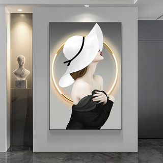 Tranh Treo Tường Cô Gái Nghệ Thuật in 3D UV Cao Cấp Trang Trí Phòng Khách, Phòng Ngủ, Shop Quần Áo, Quà Tặng