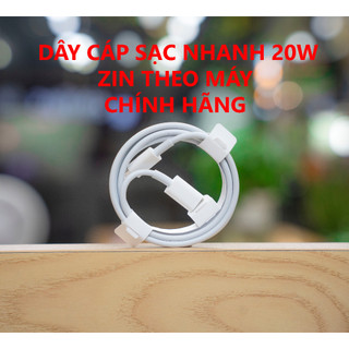 Dây cáp sạc nhanh PD 20w Zin theo máy chính hãng