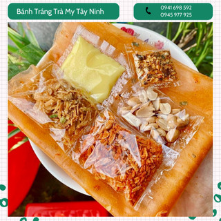 Bánh tráng dẻo tôm cuộn bơ ngũ vị Trà My