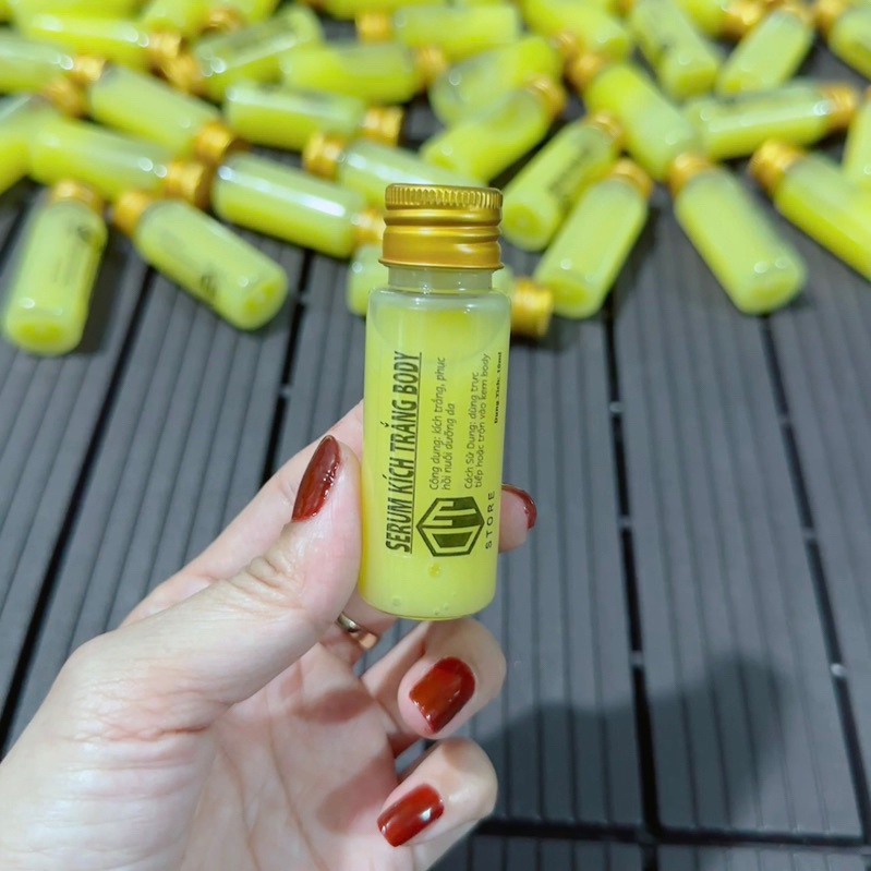 Chai Tinh Chất Serum Collagen 10ml Trắng Da Giảm Thâm Đốm Nâu Cho Body