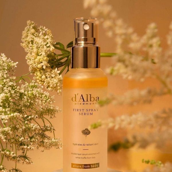 Tinh chất dưỡng ẩm dạng xịt khoáng d’Alba, serum d'alba 100ml