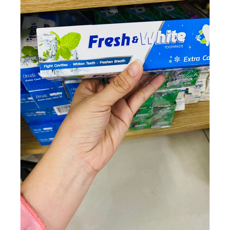 Kem đánh răng fresh white