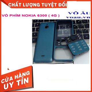 Vỏ phím nokia 6300 màu xanh