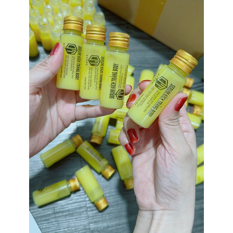 Chai Tinh Chất Serum Collagen 10ml Trắng Da Giảm Thâm Đốm Nâu Cho Body