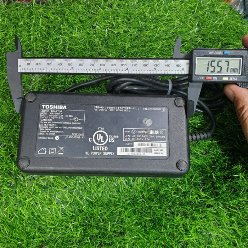 Nguồn 19v 19.5v 7.7A TOSHIBA, điện vào auto 100v ~ 240v