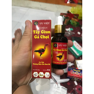 Loại bỏ giun sán, xổ lãi ưu việt cho gà chọi