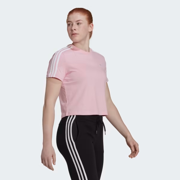 Quần áo nữ Áo nữ Adidas dáng suông croptop 100% cotton thoáng mát thấm hút sale nửa giá