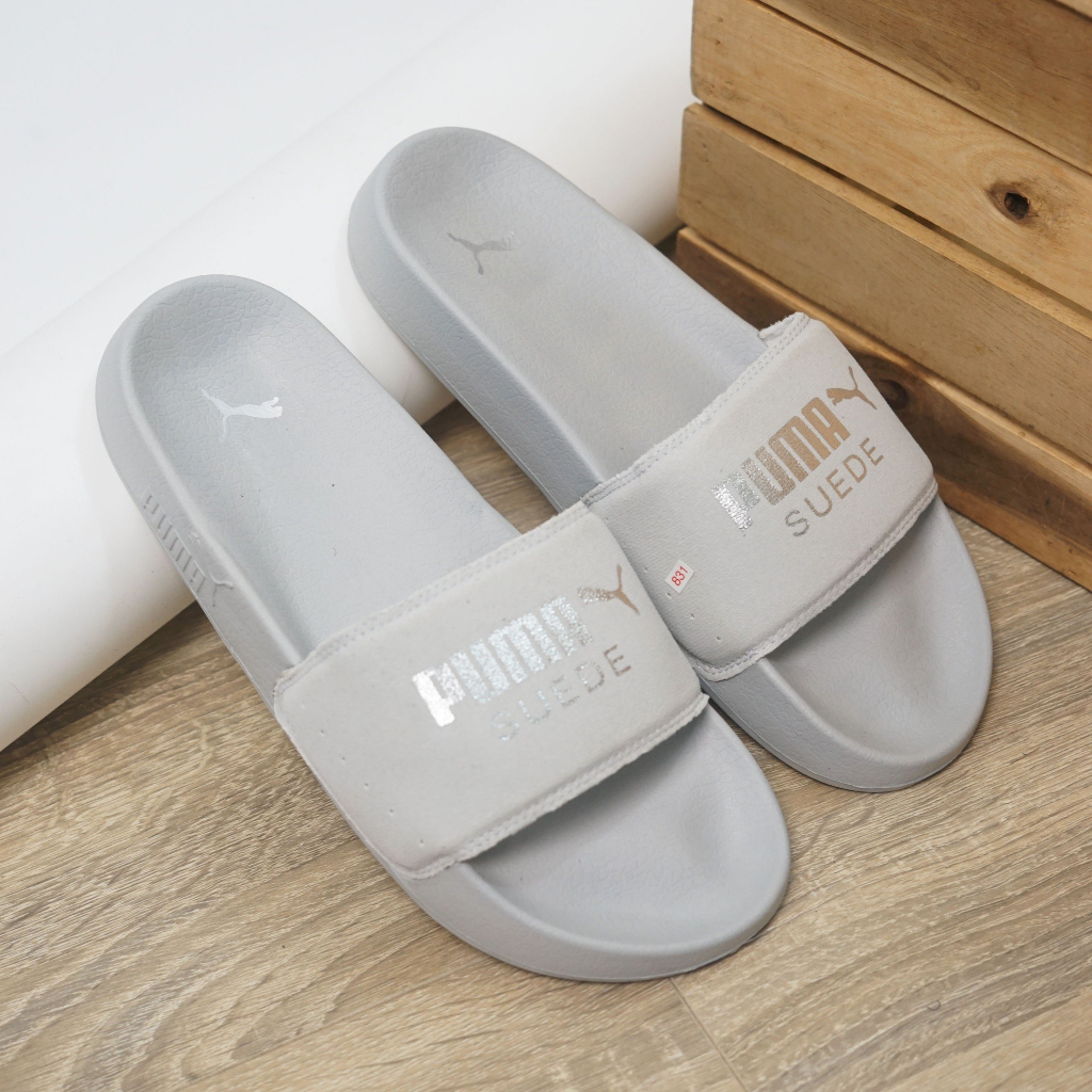 Dép quai ngang PM SUEDE  CÁ TÍNH NAM NỮ