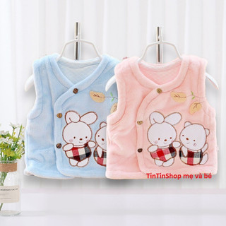 Áo gile bông trần bông Áo khoác cho bé trai bé gái Hàng Quảng Châu GILE05
