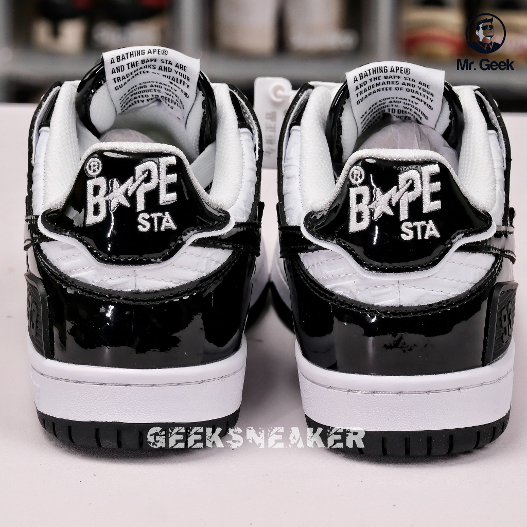 Giày Sneaker cổ thấp - BAPE SK8 STA #5 LADIES - Black White