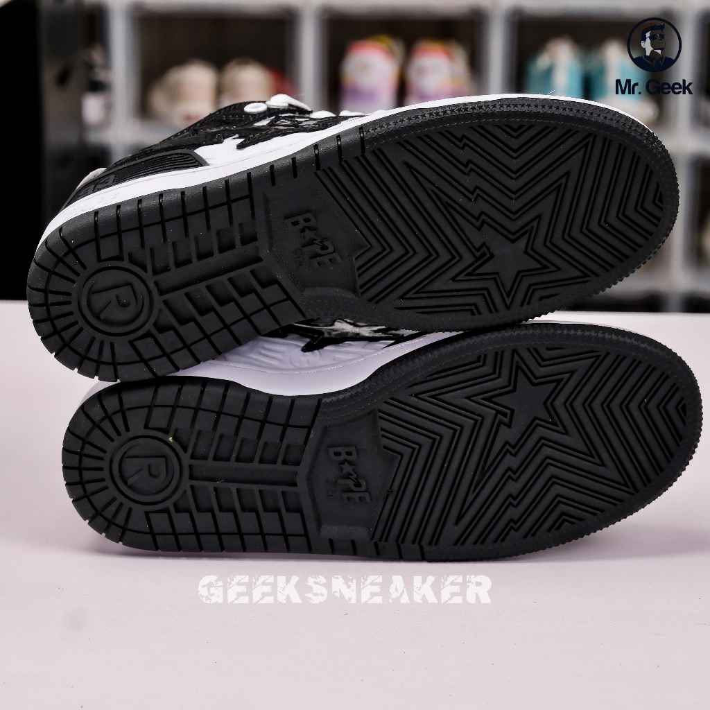 Giày Sneaker cổ thấp - BAPE SK8 STA #5 LADIES - Black White