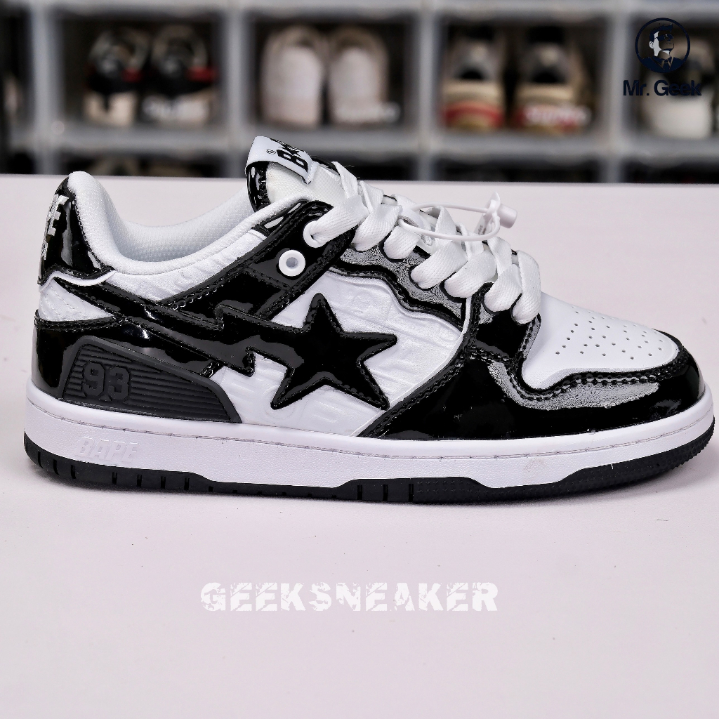 Giày Sneaker cổ thấp - BAPE SK8 STA #5 LADIES - Black White