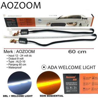 Led mí silicon aozoom daylight, hiệu ứng audi
