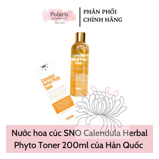 Toner Hoa Cúc SNO Calendula Herbal Phyto Toner 200ml [Có quà tặng]