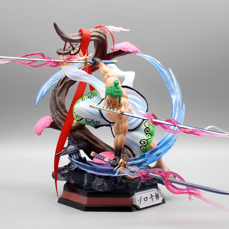 Mô Hình OnePiece Roronoa Zoro wano GK  cao 24cm - nặng 500gram - One Piece - Khangmohinhgiare