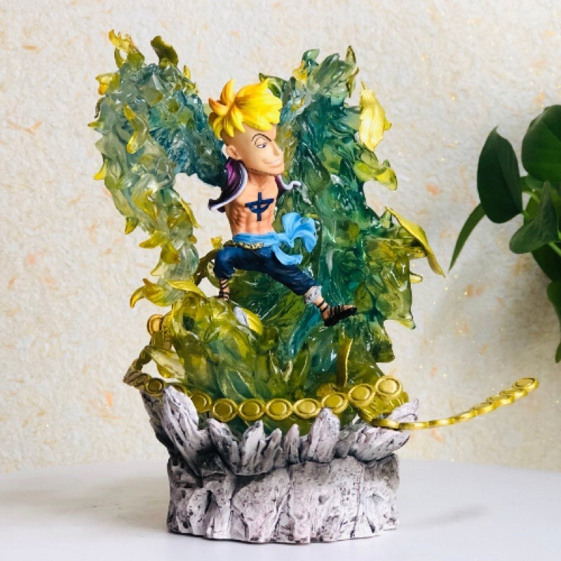 Mô hình One Piece Marco phượng hoàng G5 Cao 17cm trạng thái chiến đấu , figure mô hình one piece - K