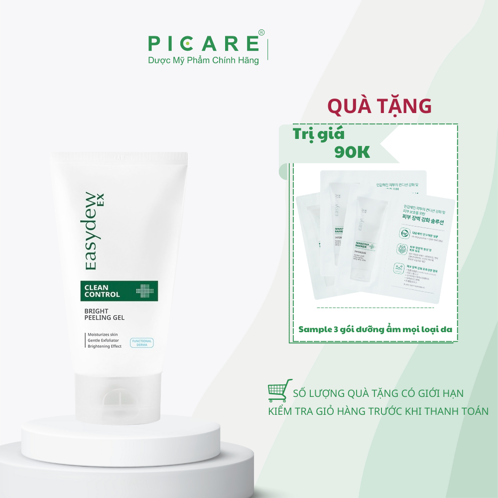 Gel tẩy tế bào chết dành cho mọi loại da Easydew Ex Clean Control Bright Peeling Gel 120ml