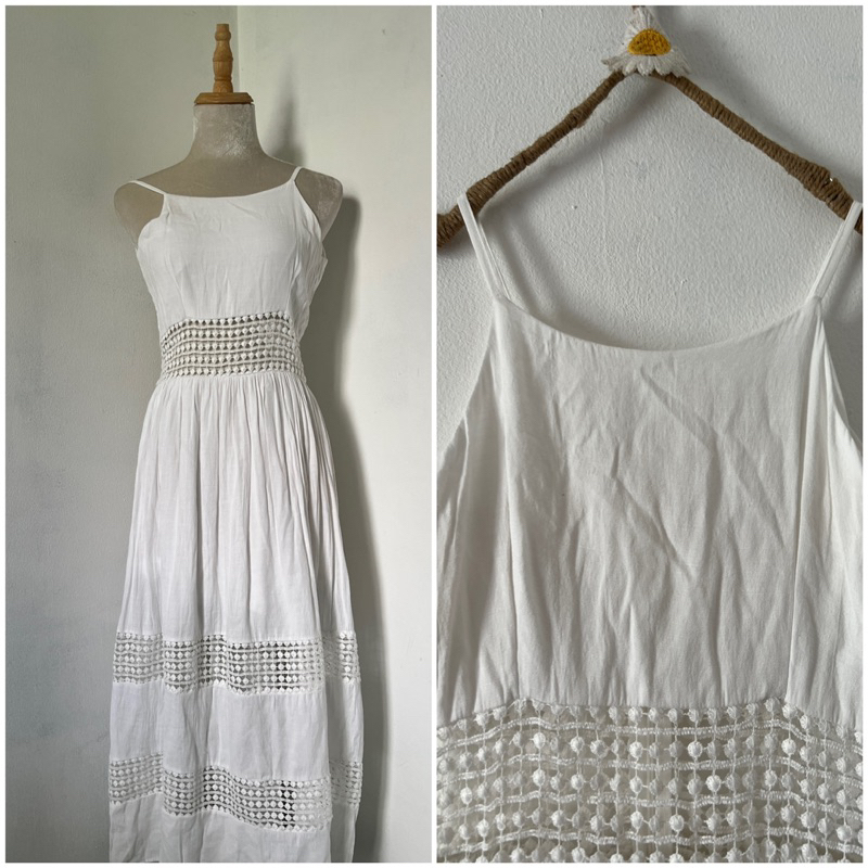 H1959 1960 1961 đầm dây dài, váy dạo phố