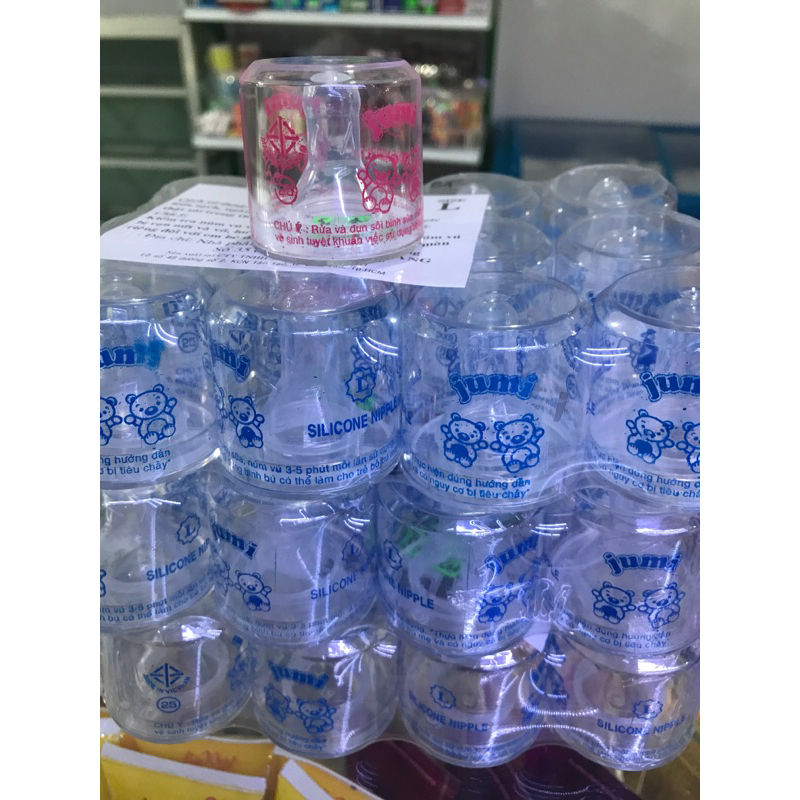 Núm vú bình sữa Jumi