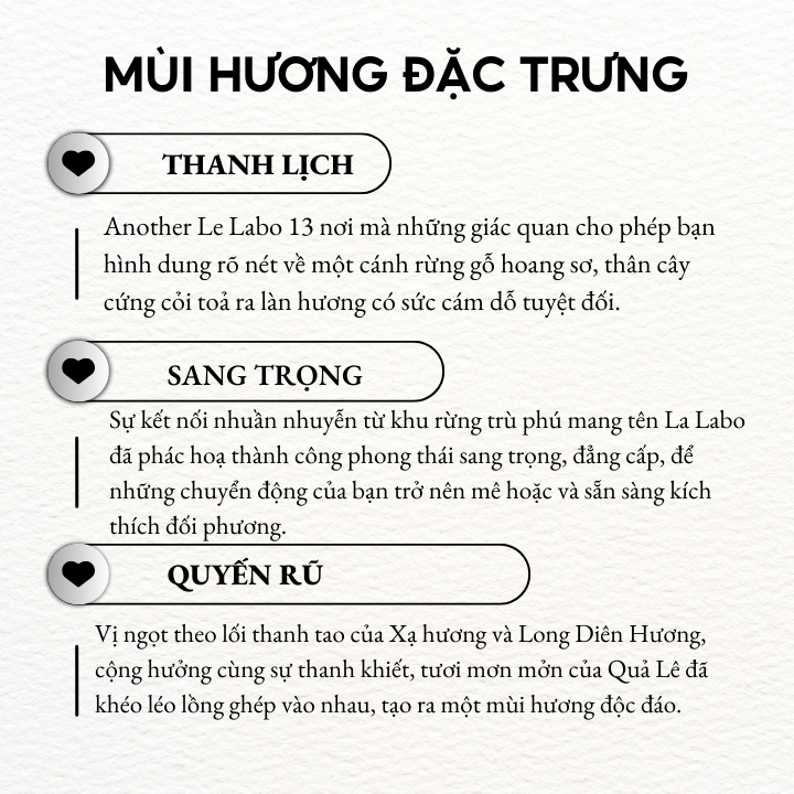 nước hoa chiết nam nữ Le Labo Another 13 edp mẫu thử 10ml, nước hoa unisex chính hãng_lưu hương lâu | BigBuy360 - bigbuy360.vn