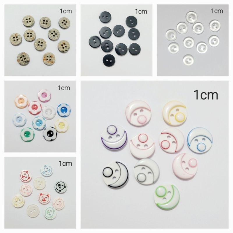 Nút sơmi nút cài áo em bé 1cm