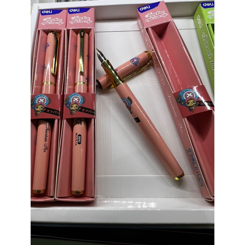 Bút máy Deli_Q892 Hoạ tiết hình One Piece