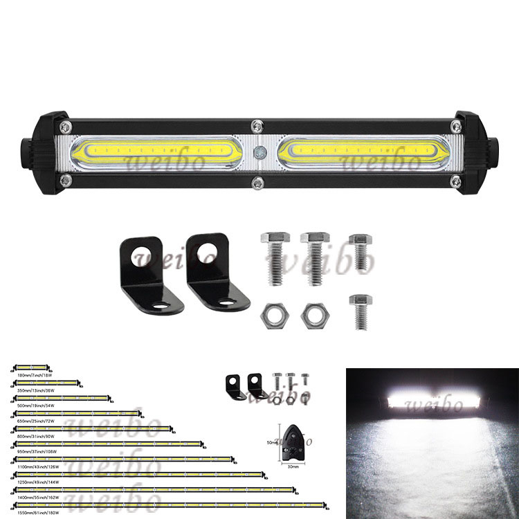 Đèn led ngang dài 18cm led trợ sáng xe máy xe ô tô 12V 24V DC