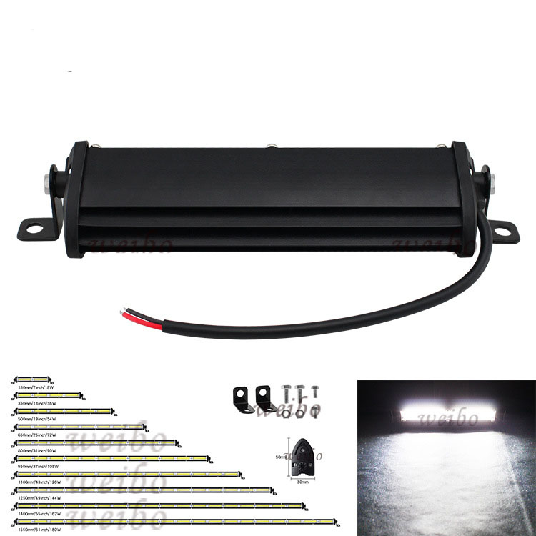 Đèn led ngang dài 18cm led trợ sáng xe máy xe ô tô 12V 24V DC