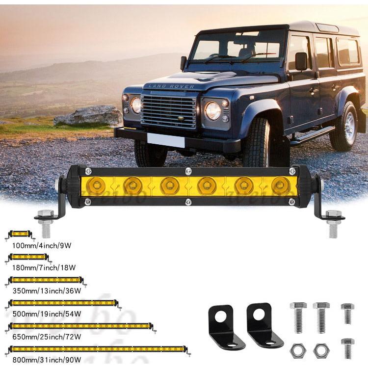 Đèn led ngang dài 18cm led trợ sáng xe máy xe ô tô 12V 24V DC