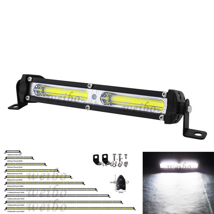 Đèn led ngang dài 18cm led trợ sáng xe máy xe ô tô 12V 24V DC