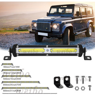 Đèn led ngang dài 18cm led trợ sáng xe máy xe ô tô 12v 24v dc
