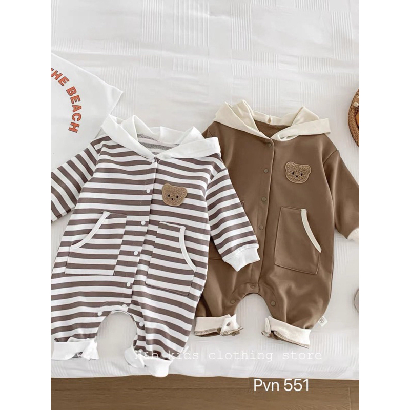 TKM Body liền mũ dài tay cho bé mã 5166