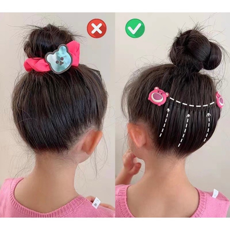 XƯỢC CÀI TÓC CON CHO BÉ GÁI