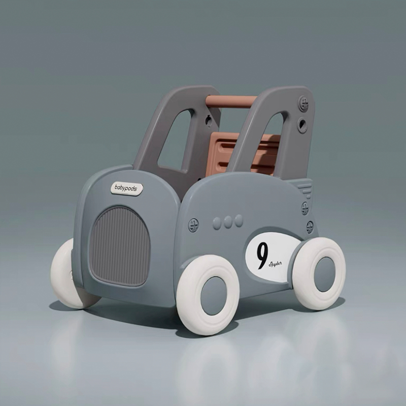 Xe đẩy tập đi đa năng hình ô tô cho bé vừa làm xe tập đi, xe kéo và xe đựng đồ chơi mẫu mới 2023 siêu dễ thương