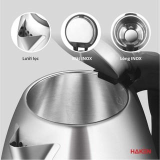 Bình Đun Siêu Tốc - Ấm INOX 1.8L