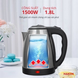 Bình đun siêu tốc - ấm inox 1.8l