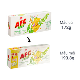 Bánh cracker AFC dinh dưỡng hộp 193.8gr