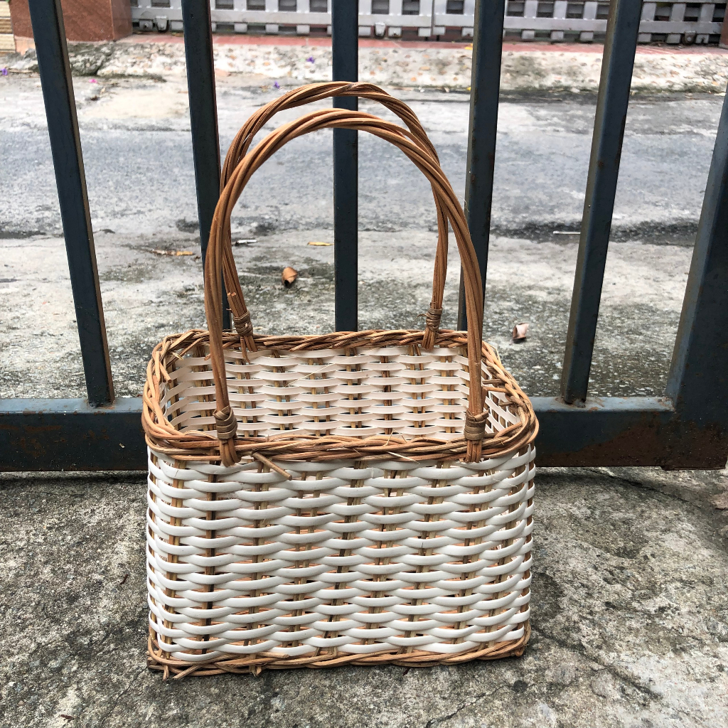 Giỏ Mây Cắm Hoa, Đựng Trái cây Làm Quà Tặng