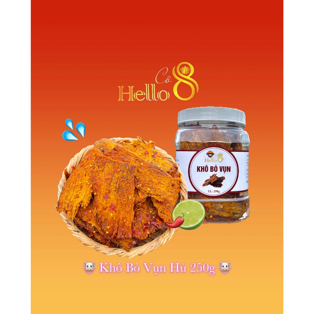 Khô bò vụn hủ 250g