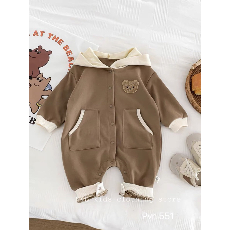 TKM Body liền mũ dài tay cho bé mã 5166