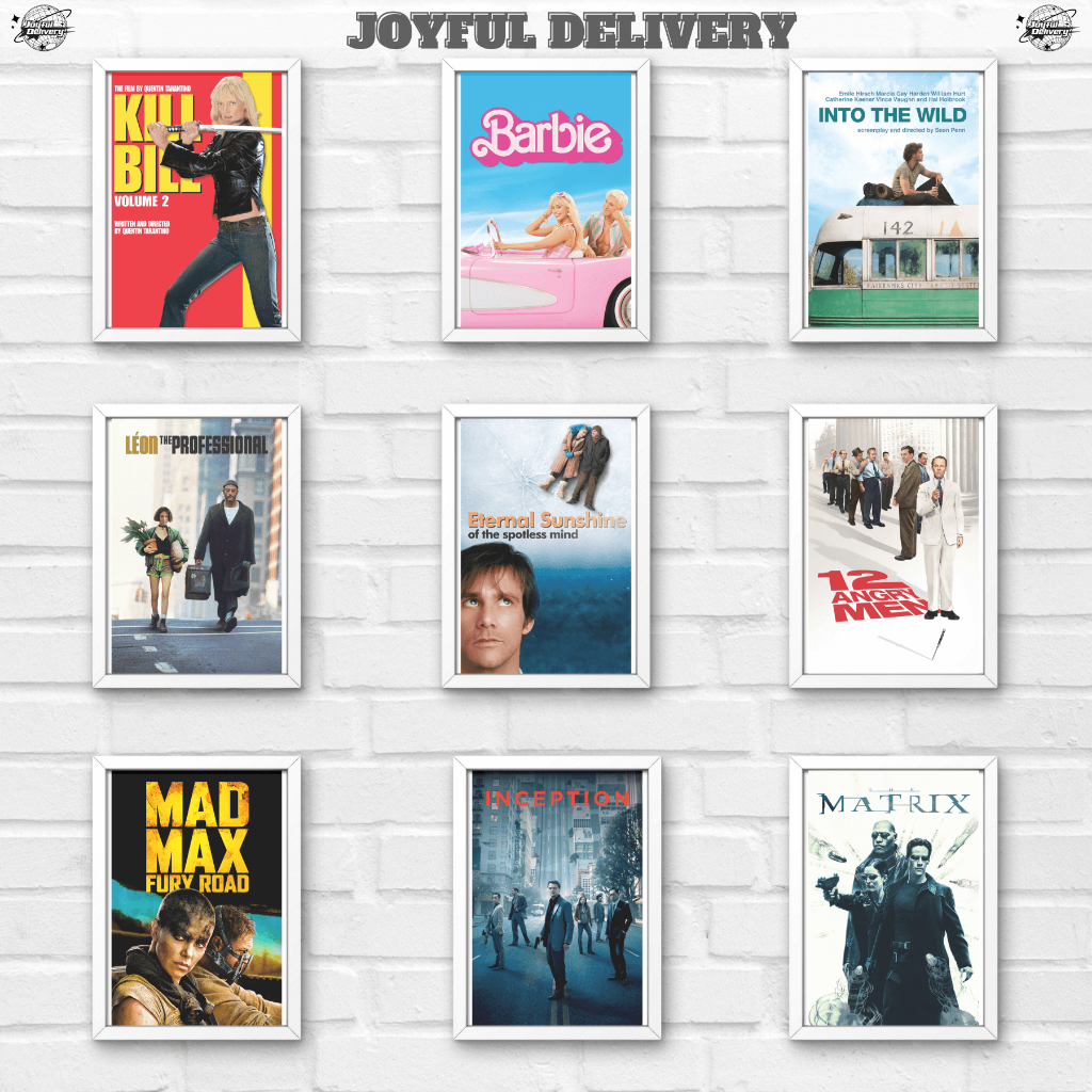 Poster dán tường, ảnh dán tường, áp phích treo tường hình phim điện ảnh vintage decor phòng chống nước bền màu khổ A4