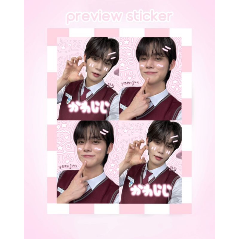 STICKER BẾ VIỀN SOOBIN VÀ YEONJUN