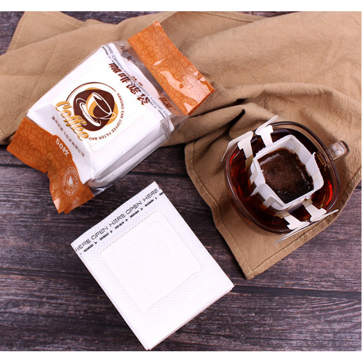 50 Phin giấy cà phê, túi lọc cà phê, phin pha cà phê đi du lịch PCP02