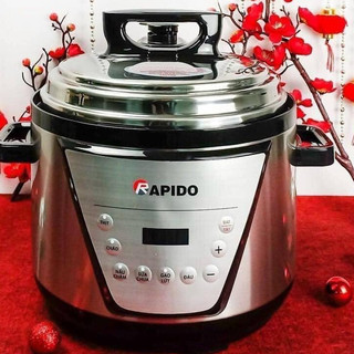 Nồi áp suất điện đa năng rapido 5l-900w.
