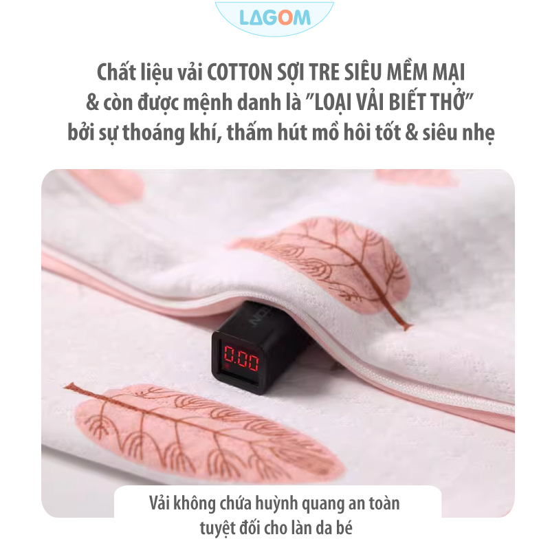 Túi Ngủ Mùa Đông Cho Bé Cotton Trần Bông | Túi Ngủ Trẻ Em Mùa Đông Cao Cấp