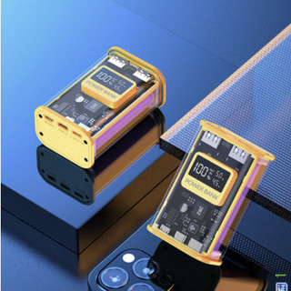 Box sạc dự phòng trong suốt 2cell dùng pin 18650 hoặc 21700 siêu nhanh 22.5w