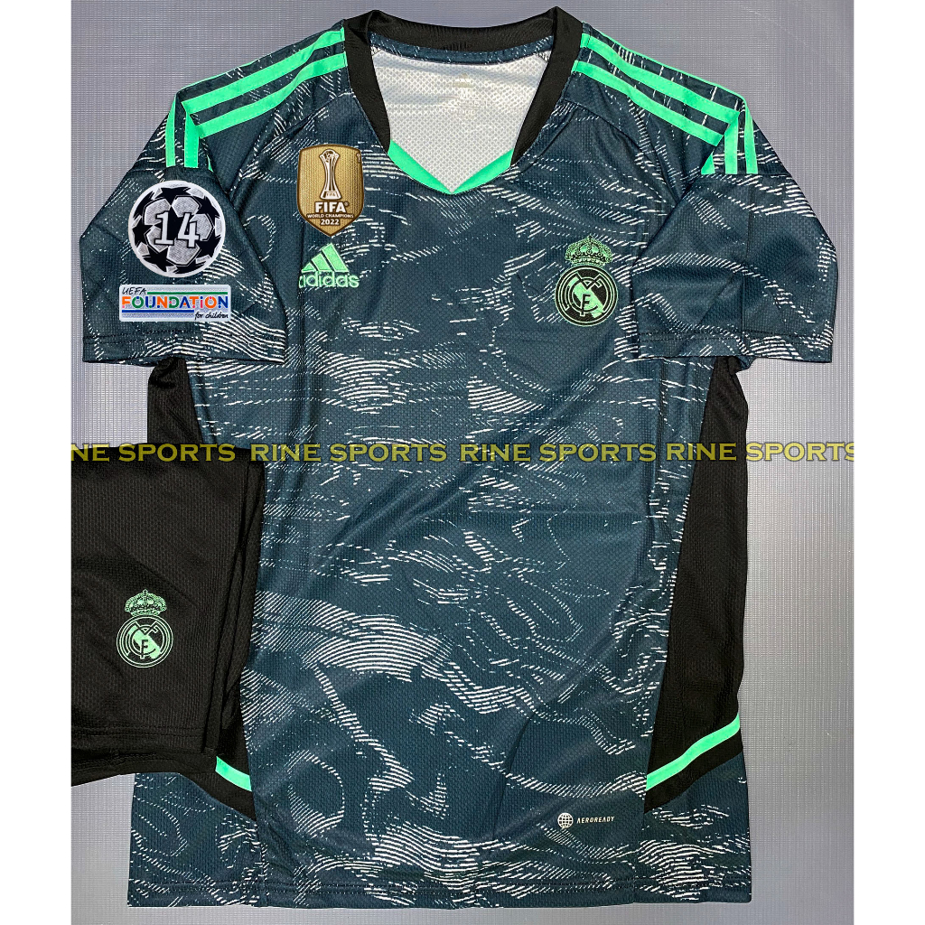 Hàng Thailand Super Bộ Áo bóng đá Real  2024/2023 chuẩn thi đấu